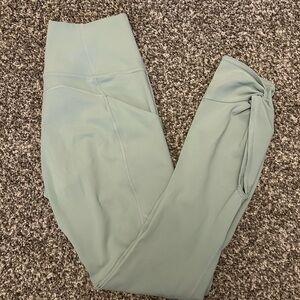 Fabletics Mint Cropped Leggings